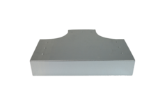 T-stykke 90 grader 220x80 mm - 220x80 mm til kanalføring