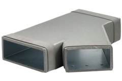 Thermoduct T-stykke 45 grader 220x80 - 170x80 til kanalføring