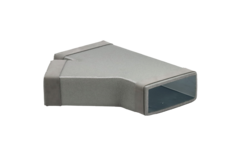 Thermoduct T-stykke 45 grader 220x80 - 170x80 til kanalføring