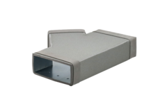 Thermoduct T-stykke 45 grader 220x80 - 170x80 til kanalføring