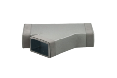 Thermoduct T-stykke 45 grader 220x80 - 170x80 til kanalføring