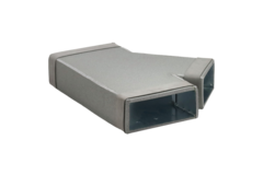 Thermoduct T-stykke 45 grader 220x80 - 170x80 til kanalføring