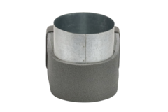 Thermoduct-vinkel 170 mm x 80 mm til diameter 160 mm til kanalføring