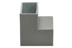Thermoduct pour-in bøjning 90 grader 220x80 mm lodret