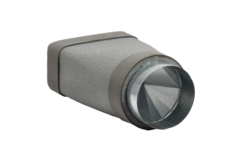 Thermoduct-reduktion 220x80 mm til diameter 125 mm