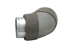 Thermoduct bøjningsdiameter 80 mm 90 grader (ikke sikkert)
