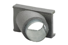 Thermoduct 45-graders gren 80 mm