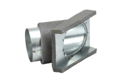 Thermoduct 45-graders gren 80 mm