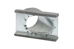 Thermoduct 45-graders gren 80 mm