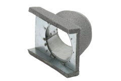 Thermoduct 45-graders gren 80 mm