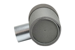 Thermoduct-skot diameter 125 mm H=80 mm enkelt med hul til tunnelkonstruktion