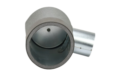 Thermoduct-skot diameter 125 mm H=80 mm enkelt med hul til tunnelkonstruktion