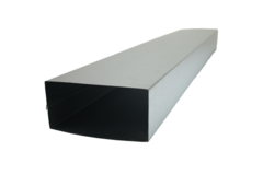 Galvaniseret indstøbt kanal 220x80 mm efter længde 1500 mm