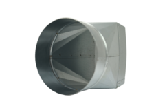 Adapter 220x80 mm til diameter 150 mm til kanalføring