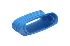 Wavin Ventiza Bøjning 45 grader PVC oval 195x80 mm lodret M/M