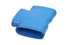 Wavin Ventiza T-stykke 90 grader PVC oval 195x80 mm M/M/M
