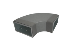 Thermoduct pour-in bøjning 90 grader 300x80 mm vandret