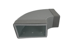 Thermoduct pour-in bøjning 90 grader 300x80 mm vandret