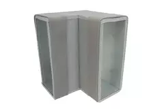 Thermoduct-bøjning 90 grader 170x80 lodret til kanalføring