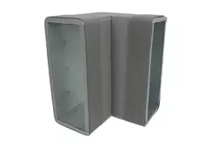 Thermoduct-bøjning 90 grader 170x80 lodret til kanalføring