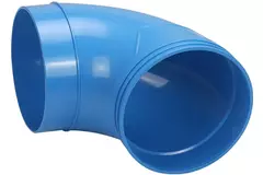 Wavin Ventiza 90 grader bøjning PVC rund 160 mm M/S