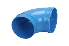 Wavin Ventiza 90 grader bøjning PVC rund 160 mm M/S
