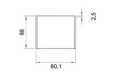 Wavin Ventiza selvklæbende sokkel PVC rund 125 mm M/M