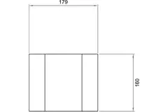 Wavin Ventiza m-overskydningsmuffe PVC rund 160 mm SN4