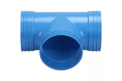 Wavin Ventiza T-stykke 90 grader PVC rund 160 mm M/M/M