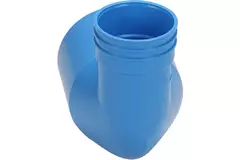 Wavin Ventiza endestykke 90 grader PVC rund 125x80x70 mm M/M