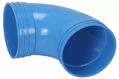 Wavin Ventiza 90 grader PVC bøjning rund 125 mm M/M