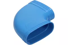 Wavin Ventiza Bøjning 90 grader PVC oval 195x80 mm horisontal M/M