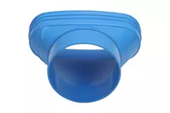 Wavin Ventiza Overgang PVC oval 195x80 mm til 125 mm eksentrisk M/S