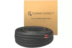 ClimaConnect Duo isoleret kølerør 1/4-1/2 rulle 20 meter