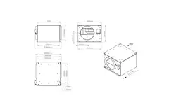 Rørventilator 315 mm isoleret - ISORX 315 EC K 01