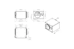 Rørventilator 315 mm isoleret - ISOR 315 EC K 01