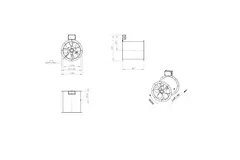 Axial 315 mm røggasventilator med kanal F300- AL 315 D4 F3 01 CFG