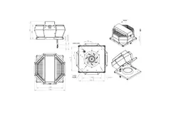 Tagventilator med lodret konstant trykstyring - DVA 220 EC O CRK 02