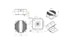 Tagventilator med lodret konstant trykstyring - DVA 560 EC O CRK 01
