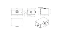 Rørventilator 150 mm isoleret energieffektiv - EM DUO 150 EC K 01