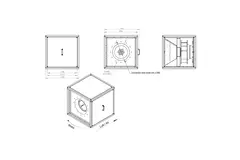 Kasseventilatormotorens udendørs luftstrøm - MPC T 560 EC K01
