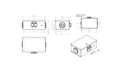 Rørventilator 200 mm isoleret energieffektiv - EM DUO 200 EC K 01