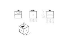 Boksventilatormotor udendørs lineært flow - MPC TI 500 EC K01
