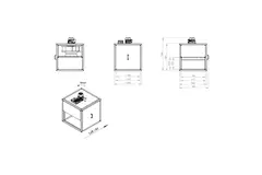 Boksventilatormotor udendørs lineært flow - MPC TI 560 EC K01