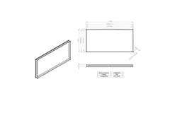 Fleksibelt forbindelsesstykke 2100 x 1000 - VS 210100