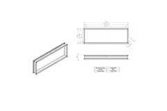 Fleksibelt stik 1100 x 350 - VS 11035