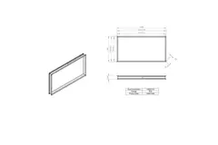 Fleksibelt stik 1400 x 700 - VS 14071
