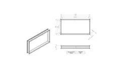 Fleksibelt stik 1000 x 500 - VS 10050
