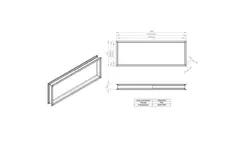 Fleksibelt stik 1200 x 400 - VS 12040