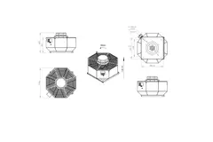 Tagventilator lodret metal - DVL 450 D4 RK 02